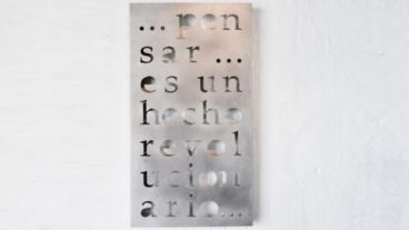 Imagen de la muestra "Pensar es un hecho revolucionario", que se exhibe en la sede Castagnino.