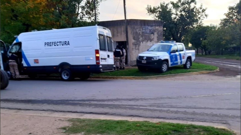 Los procedimientos fueron encabezados por Prefectura.