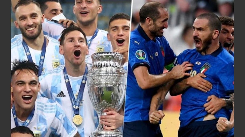 La idea de enfrentar a los últimos campeones de la Copa América y la Eurocopa surgió a mediados de año luego de la conquista del seleccionado argentino en Brasil tras 28 años sin títulos y de Italia tras vencer a Inglaterra en la final disputada en Londres.