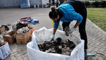 Las botellas de plástico fueron el principal residuo encontrado.