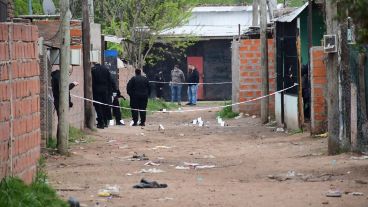 La zona de Nuevo Alberdi donde ocurrió el crimen.
