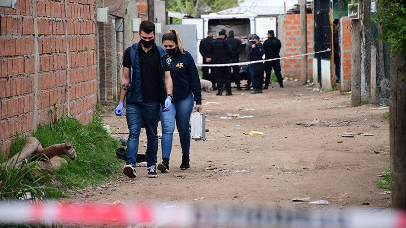 La zona de Nuevo Alberdi donde ocurrió el crimen.