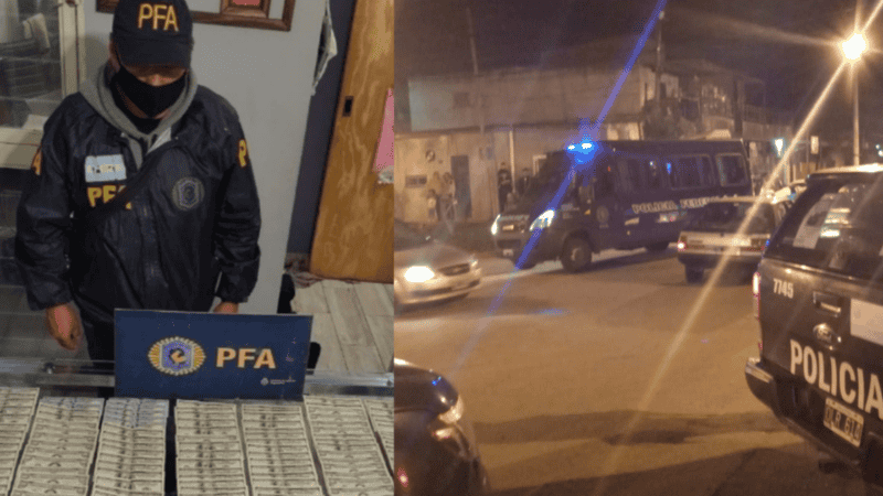 Detrás del megaoperativo hay una larga investigación con escuchas.