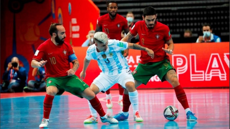 La selección argentina de futsa buscaba el bicampeonato mundial pero Portugal fue más en la final.