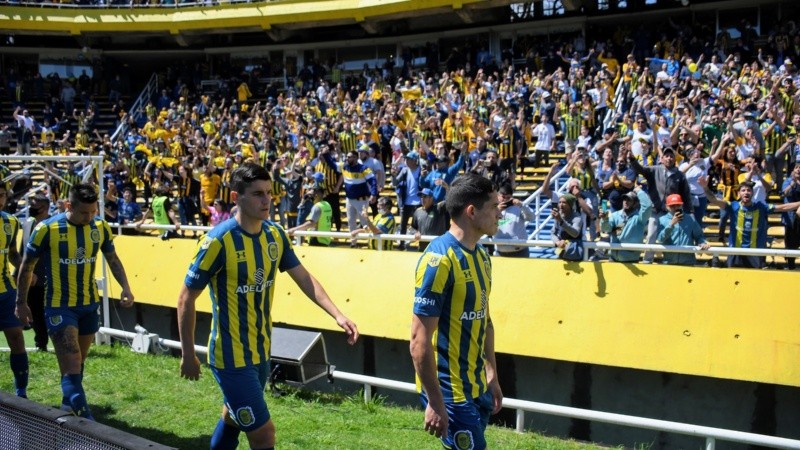 Los jugadores volvieron a sentir un partido con público.