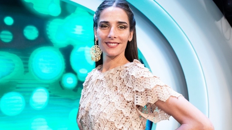 Look de Juana en el almuerzo del domingo.