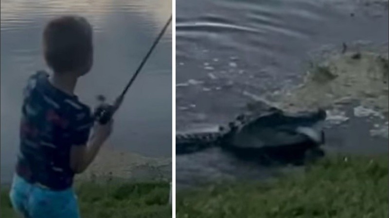 El hombre subió el video a  Facebook y se volvió viral.