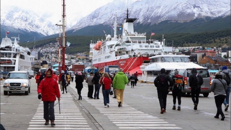 Entre los destinos más buscados se encuentra la ciudad de Ushuaia.