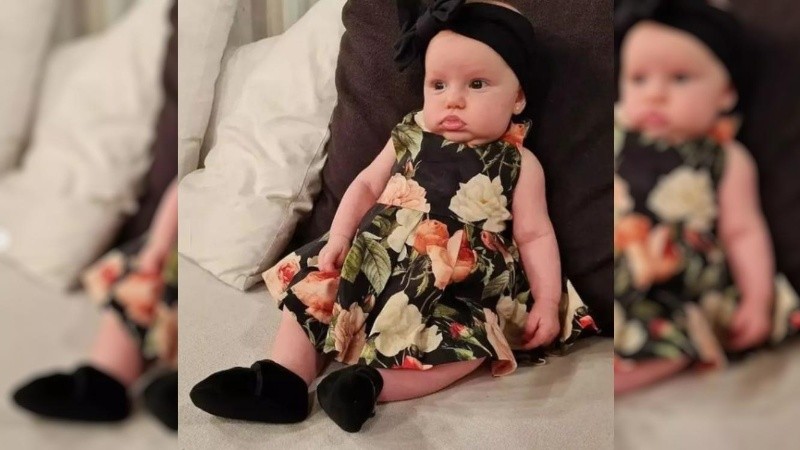 Ana García Moritán Ardohain va camino a los tres meses.