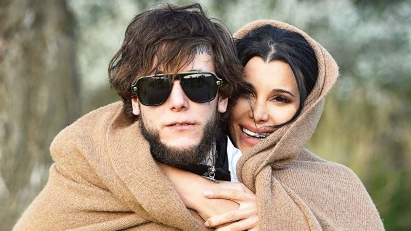 Los hermanos Charlotte y Axel Caniggia.