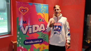 L-Gante también pasó pro FM Vida este viernes