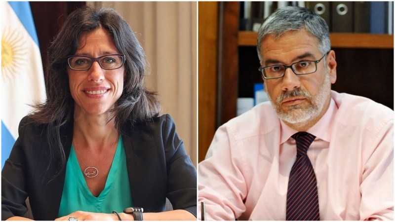 Paula Español y Roberto Feletti, los protagonistas del cambio de gabinete.