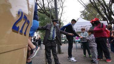 El tranvía volvió a circular este domingo en Rosario.
