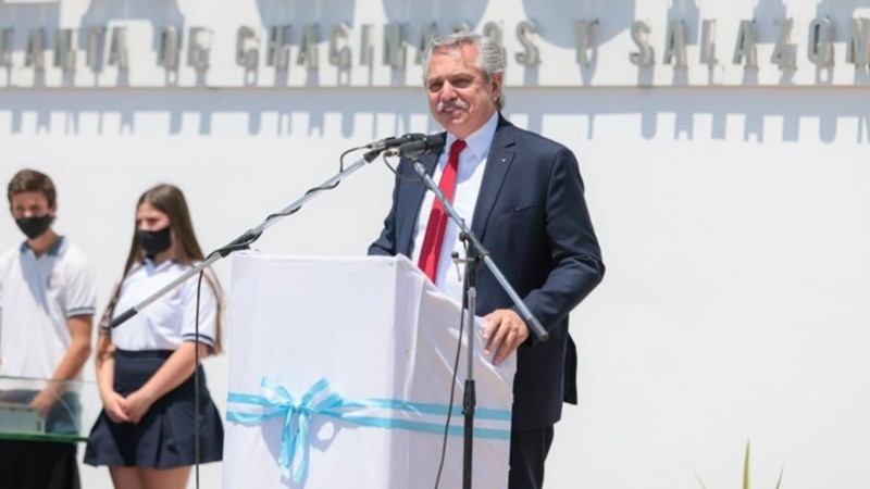 El presidente participó de actividades en Tucumán.