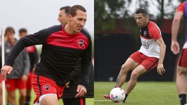 Lema y Maxi Rodríguez buscan llegar físicamente aptos para el sábado.