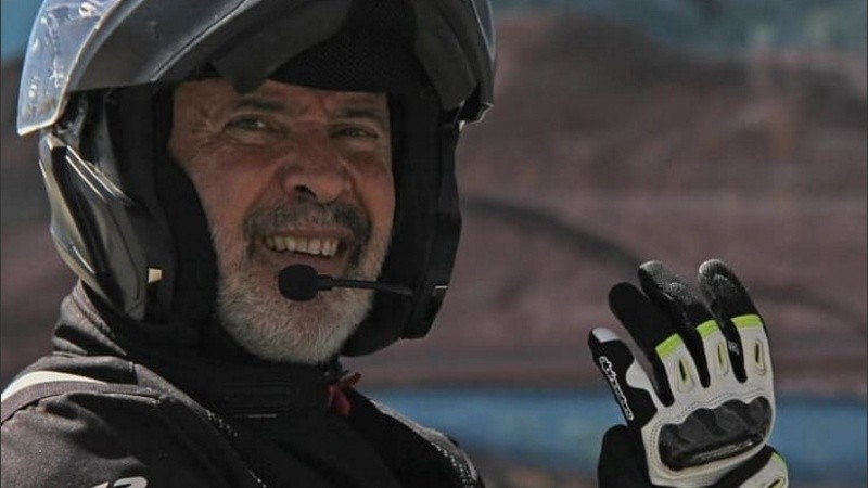 El juez Néstor García viajaba en moto por la provincia de Jujuy.