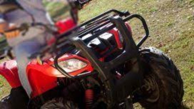 El conductor del cuatriciclo quedó detenido. 