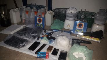 Los elementos secuestrados en los allanamientos.