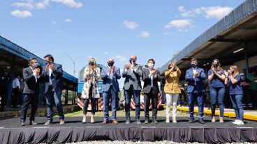 El Ministerio de Transporte de la Nación habilitó los 13 kilómetros de vía que atraviesan la laguna La Picasa.