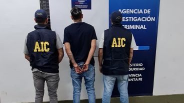 "Lolo" fue detenido por la División de Homicidios de la AIC.