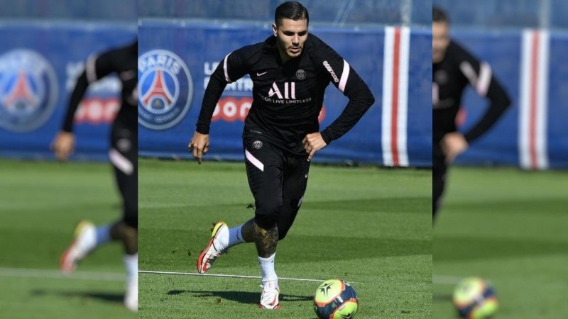 El delantero Mauro Icardi