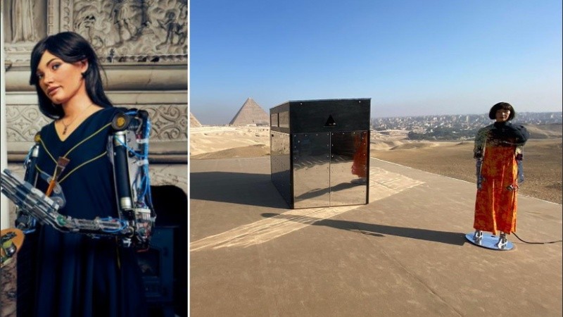 La policía fronteriza de Egipto temía que el robot fuera un espía.