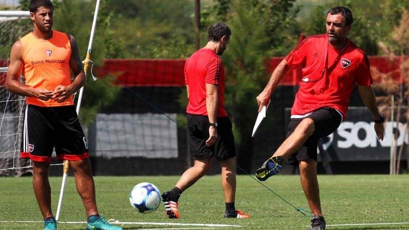 Osella en sus días de entrenador de Newell's