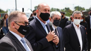 El gobernador coincidió con Javkin en que Rosario debe ser autónoma.