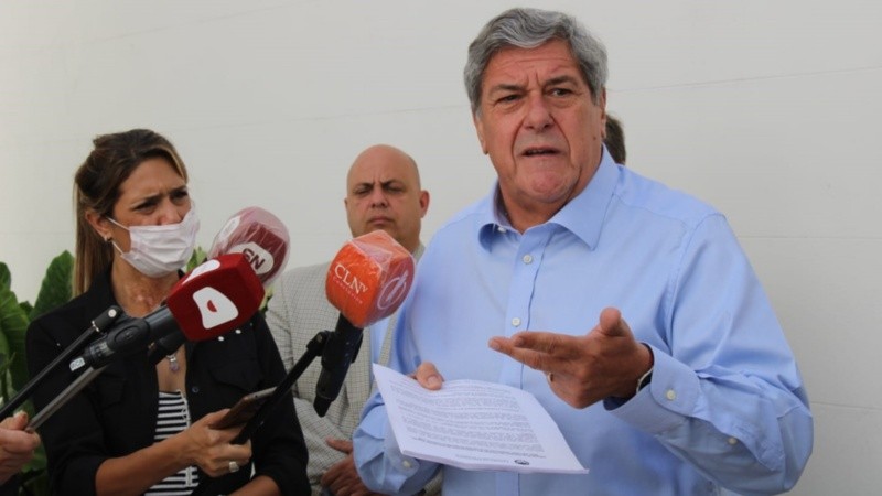 El presidente de la comisión, Luis Rubeo.