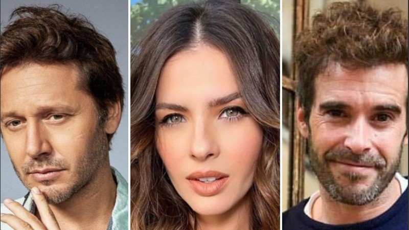 Benjamín Vicuña, Eugenia Suárez y Nicolás Cabré