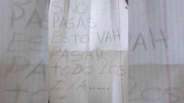 La balacera ocurrió durante la madrugada, pero el dueño de casa lo notó al levantarse.