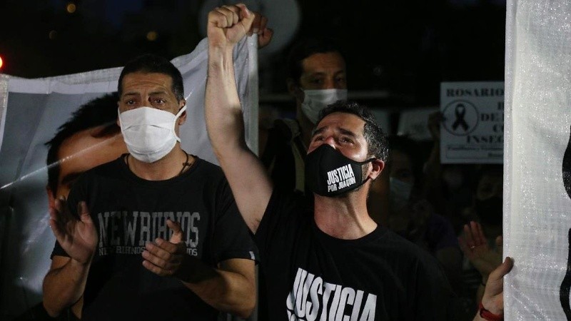 Leandro Pérez volvió a ponerse al frente de un enérgico reclamo.