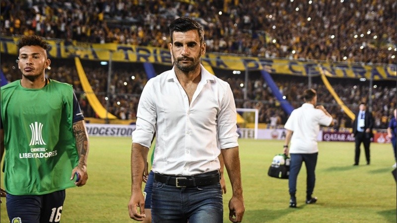 Paulo Ferrari en su corta etapa como técnico de Central en 2019