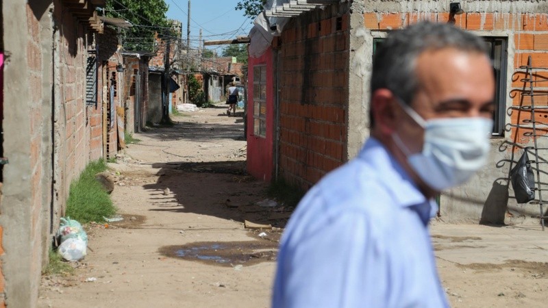 El intendente Javkin recorrió la zona junto a Rosario3