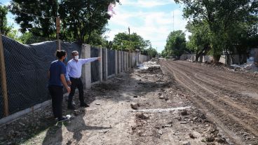 El intendente Javkin recorrió la zona junto a Rosario3