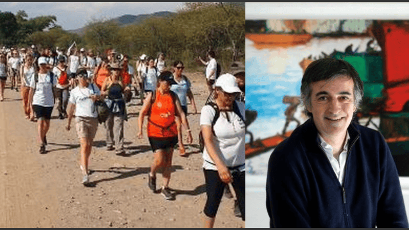 La movilización fue organizada por una agrupación católica, pero llamó a personas de todas las religiones