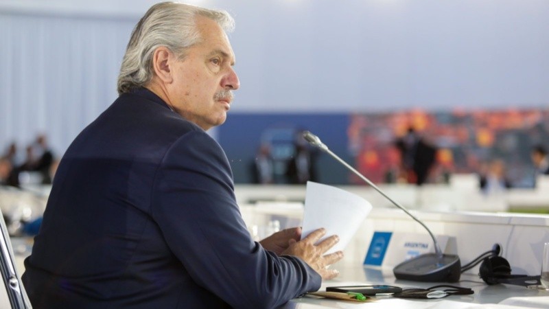 El presidente en la cumbre del G20 en Roma.