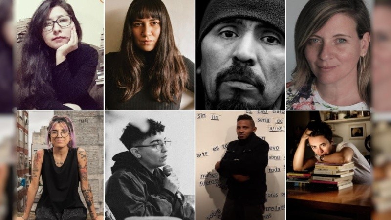 Autoras y autores que participan del 29º Festival Internacional de Poesía Rosario