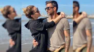 Mica Viciconte y Fabián Cubero, en la "dulce espera".