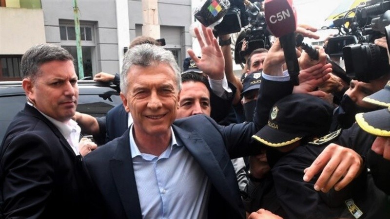 El ex mandatario aseguró que no tuvo intención de agredir al móvil de C5N.