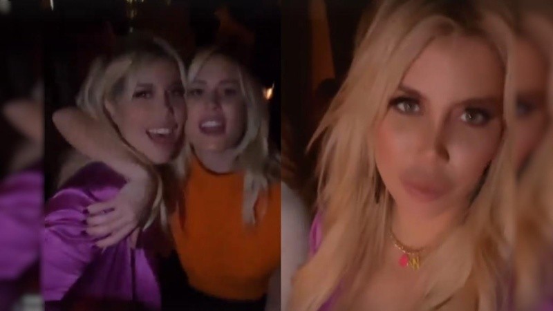 Wanda Nara en su salida en Milán.