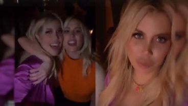 Wanda Nara en su salida en Milán.