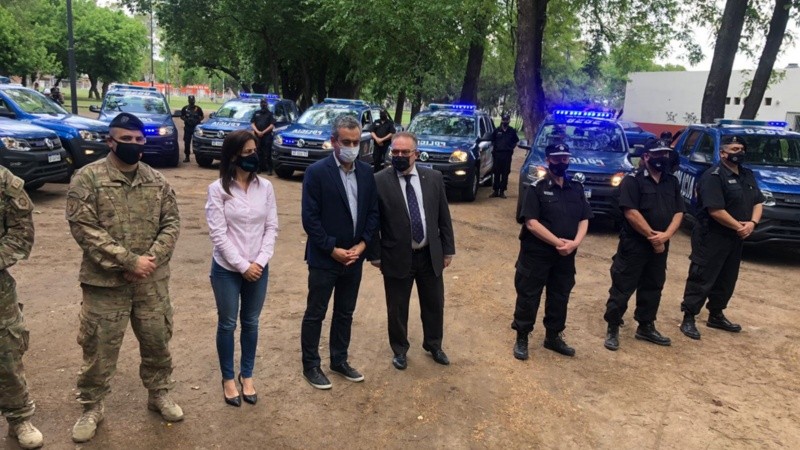 Lagna encabezó un acto este jueves en Rosario junto al intendente Pablo Javkin.