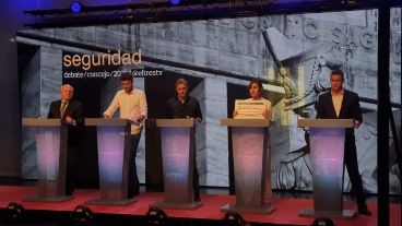 Los cinco candidatos no mantuvieron cruces durante el eje de Seguridad.