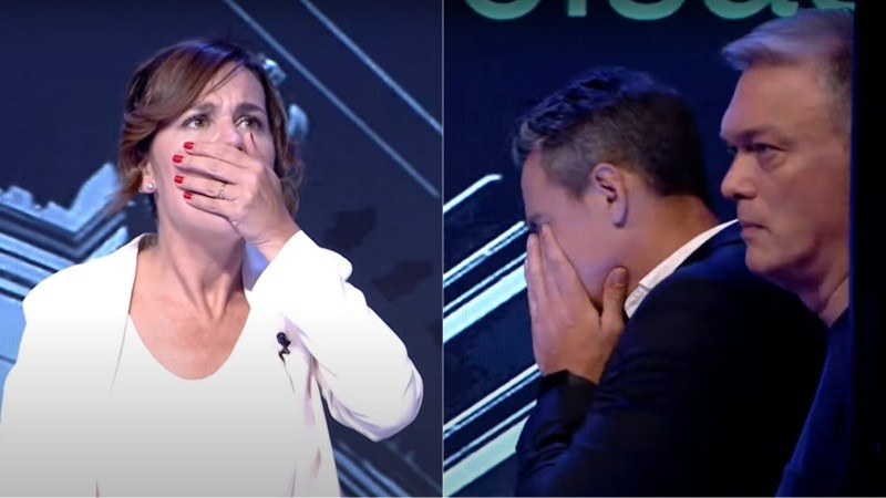 Anita Martínez y Ciro, que era amigo de Maronna, no pueden creer la noticia en medio del debate