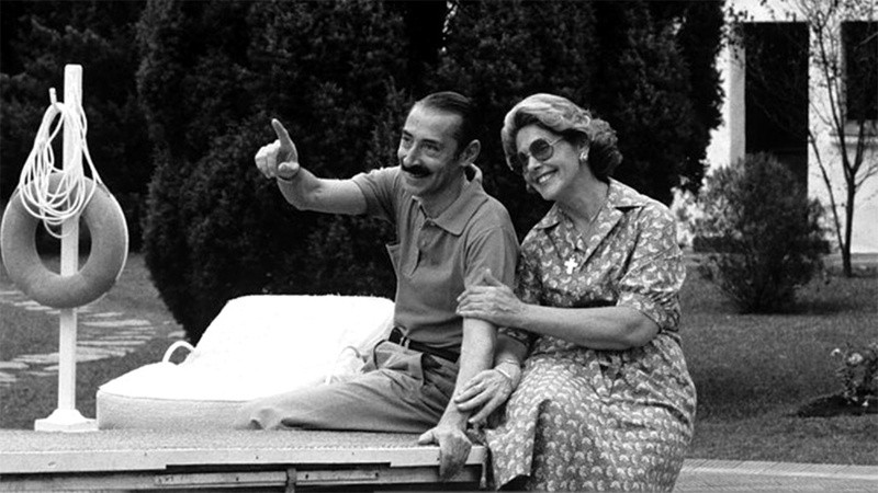 Hartridge Lacoste estuvo casada con el dictador durante 65 años y juntos tuvieron seis hijos.