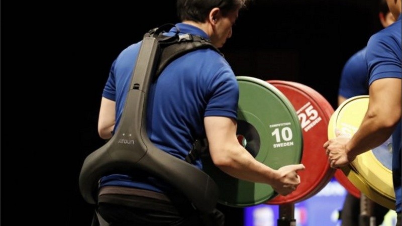 Exoesqueleto motorizado utilizado durante los JJ.OO. de Tokio 2020