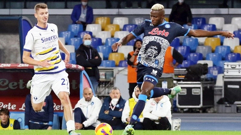 La estampa del más grande del historia del club del sur italiano. 