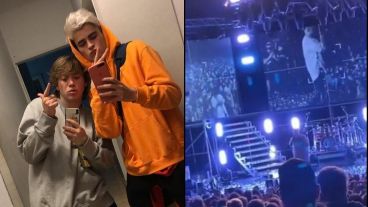 "Este teatro este Gran Rex el primero de todos se lo quiero dedicar a mi hermano Paulo Londra", dijo Killah.