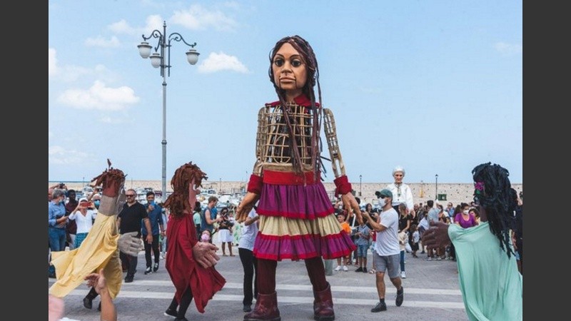 Little Amal, la marioneta que recorrió 1300 kilómetros